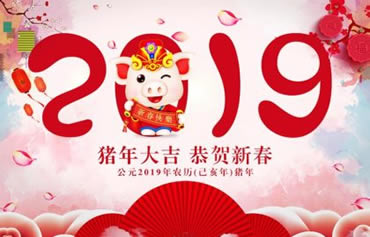 2019 Chinese Spring Festival Holiday Notice