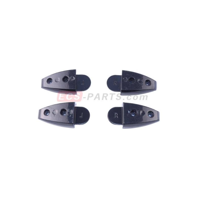 Escalator Brush End CAP-02 Black Aluminum