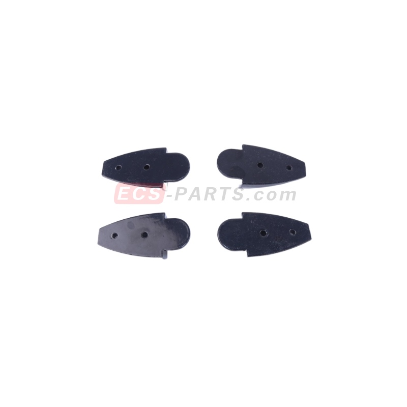 Escalator Brush End CAP-02 Black Aluminum