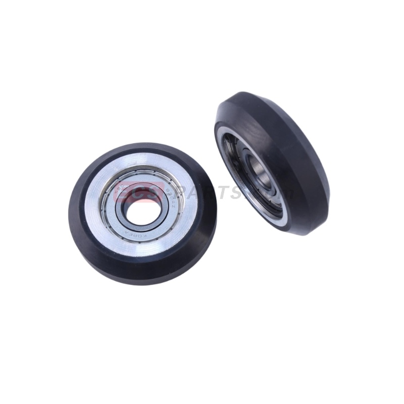 Elevator Guide Roller CWT D80mm Bearing 6304