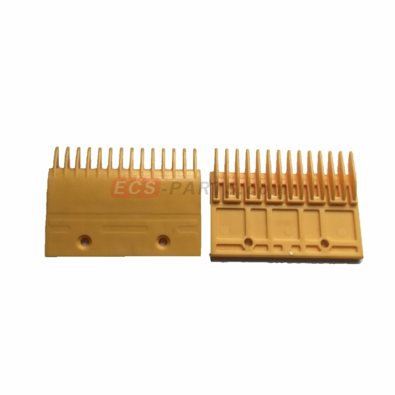 Escalator Plastic Combplate YS017B313 Dark Yellow/ Black