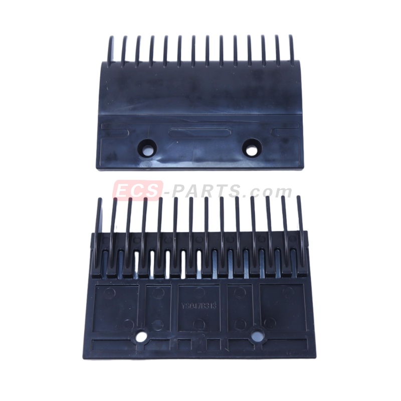 Escalator Plastic Combplate YS017B313 Dark Yellow/ Black