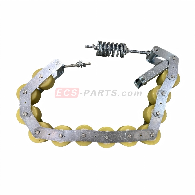 Escalator Handrail Pressure Chain Assembly with Roller 76&lowast;55mm