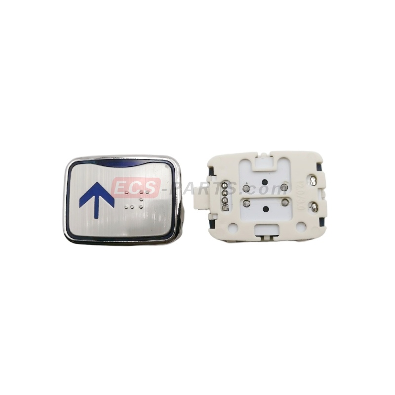 Elevator Square Push Button AEN04C049 Blue Light With Braille