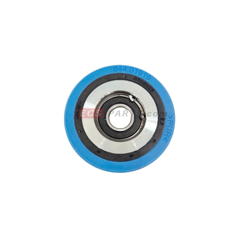 Escalator Step Roller 100&lowast;25mm-6204 2RS Blue with Steel Core