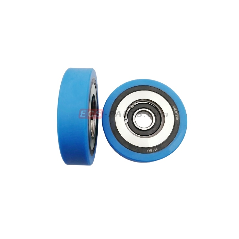 Escalator Step Roller 100&lowast;25mm-6204 2RS Blue with Steel Core