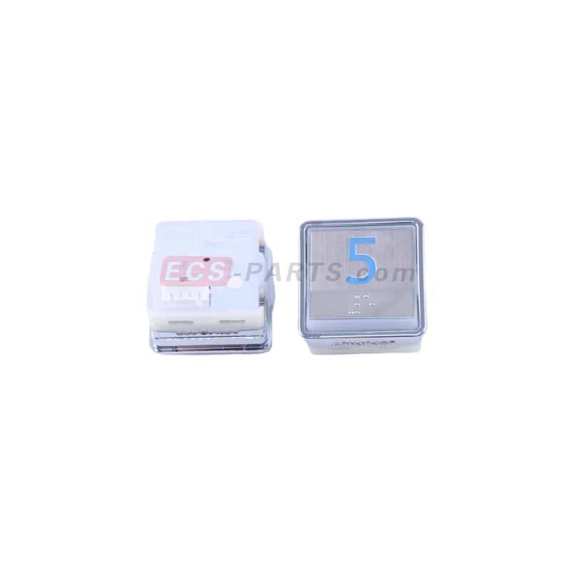 Elevator Square Button EMA323AH with Braille