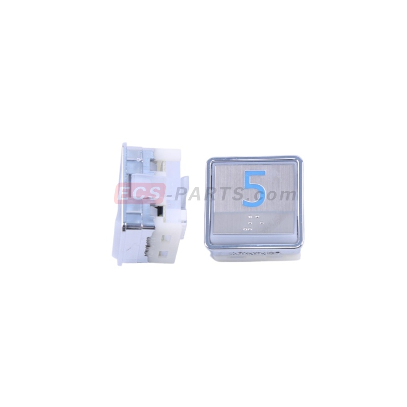 Elevator Square Button EMA323AH with Braille