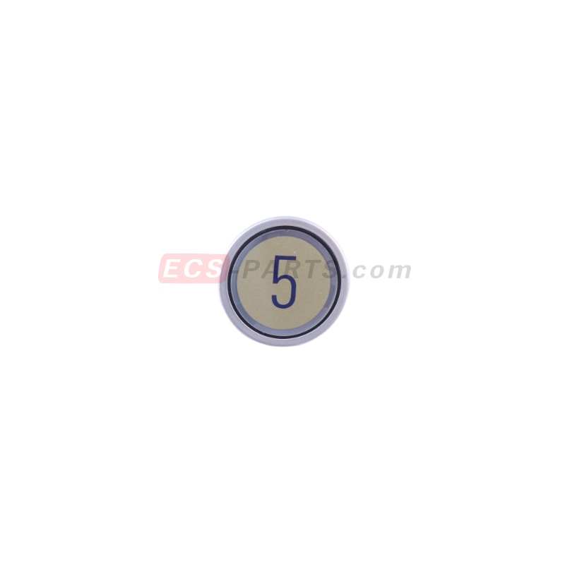 Elevator D Type Round Button 36mm 3 Pins