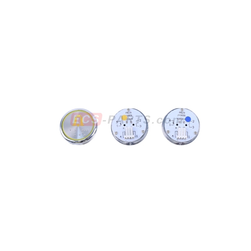 Elevator Round Push Button PB28 24VDC Stainless Steel with Braille