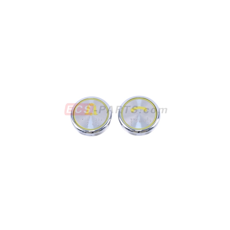 Elevator Round Push Button PB28 24VDC Stainless Steel with Braille