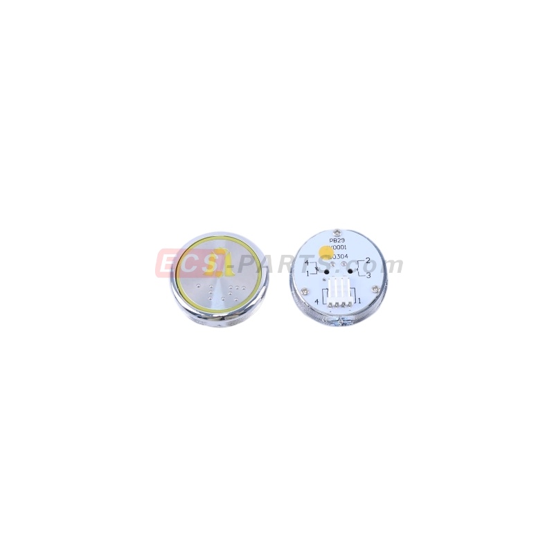 Elevator Round Push Button PB28 24VDC Stainless Steel with Braille