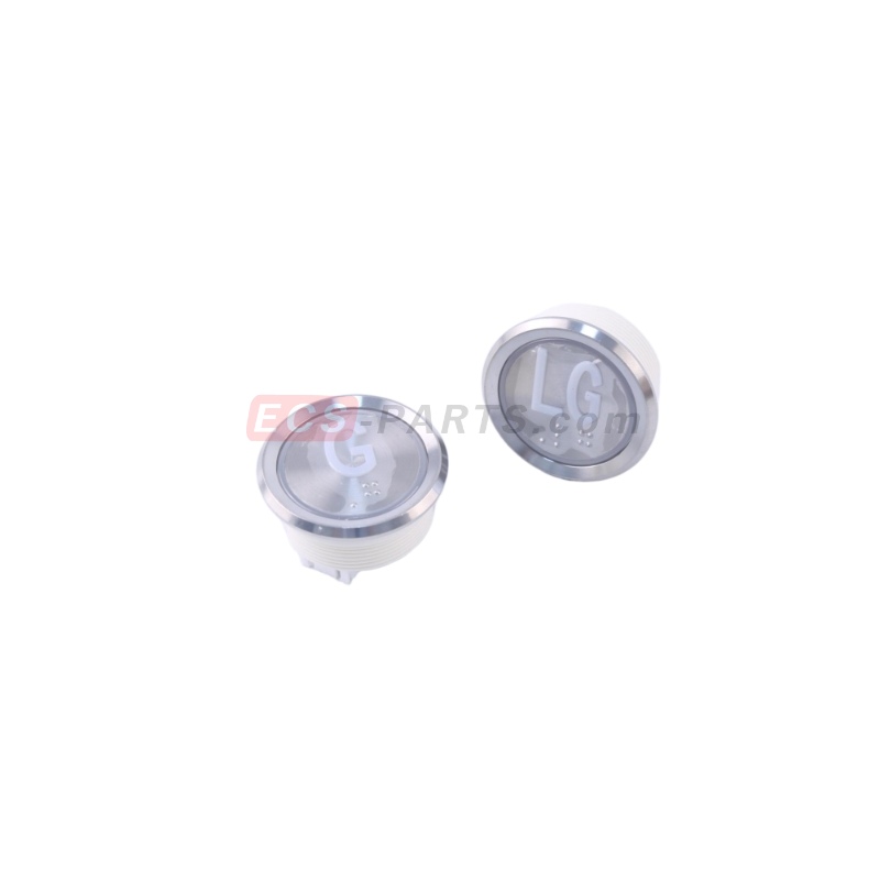 Elevator Push Button MA5300 Series A4N13390 Hairline Stainless Steel Surface with braille